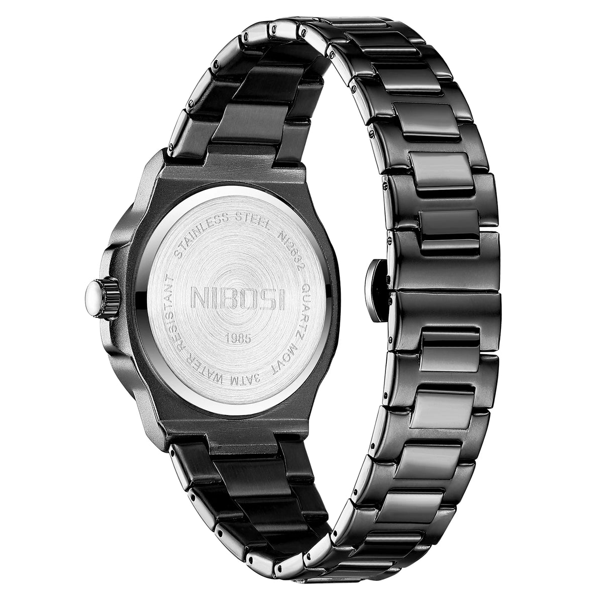 Reloj militar NIBOSI de cuarzo con fecha