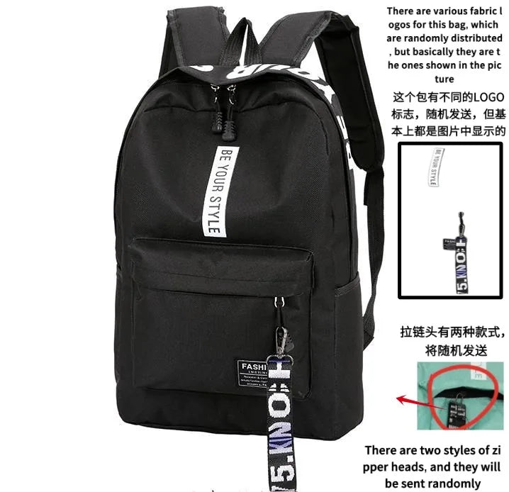 Mochila juvenil de colores para clase y diario