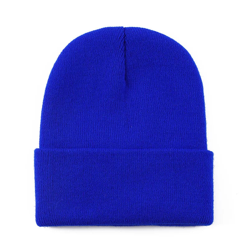 Gorro de lana con vuelta unisex