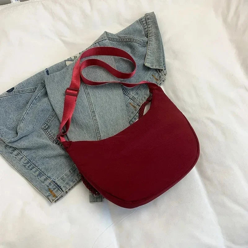 Bolso de lona grande estilo casual