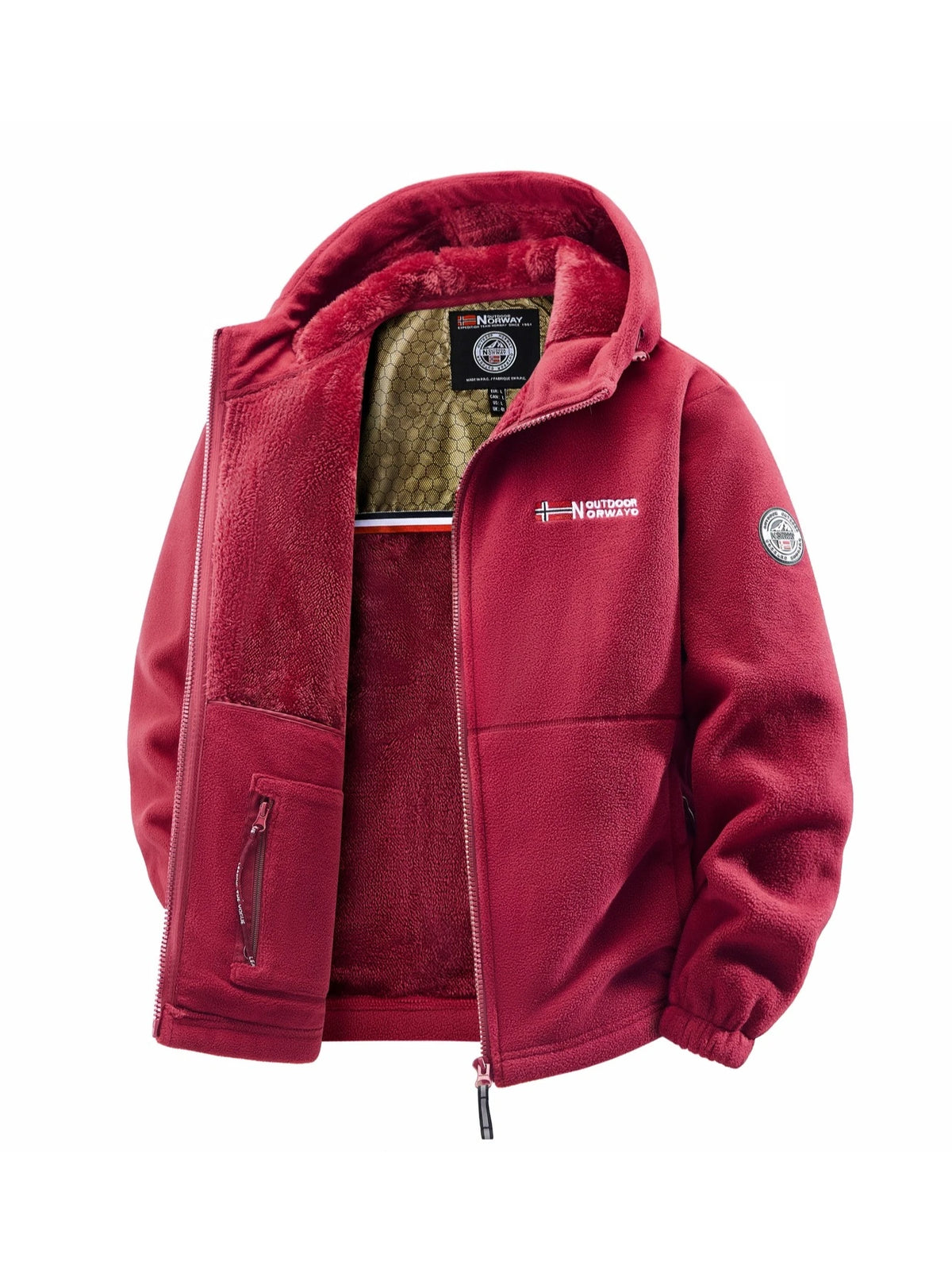 Chaqueta con capucha de otoño-invierno para hombre