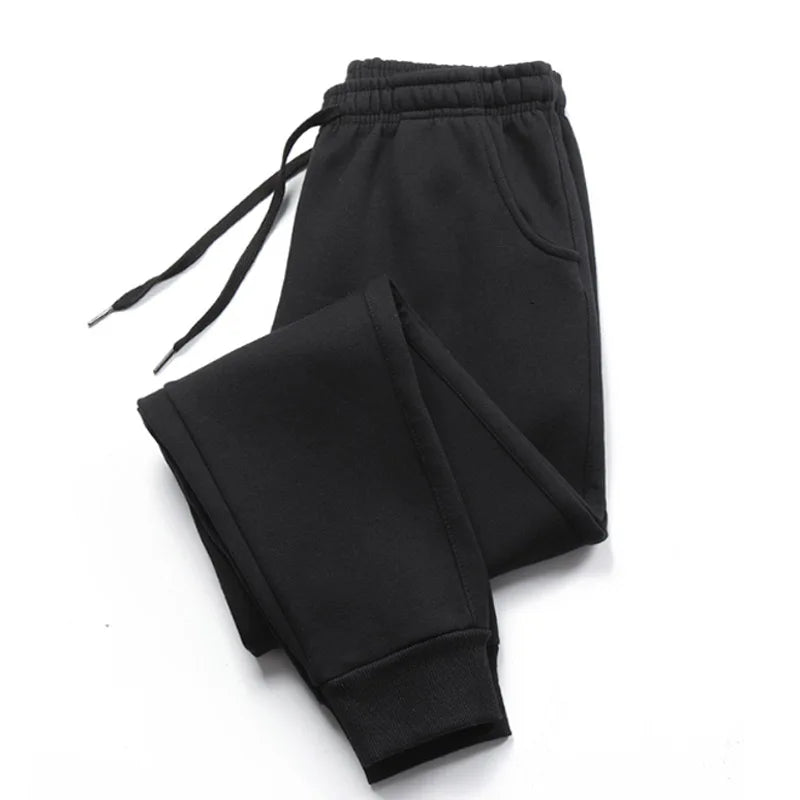 Pantalón jogger deportivo con puños para hombre