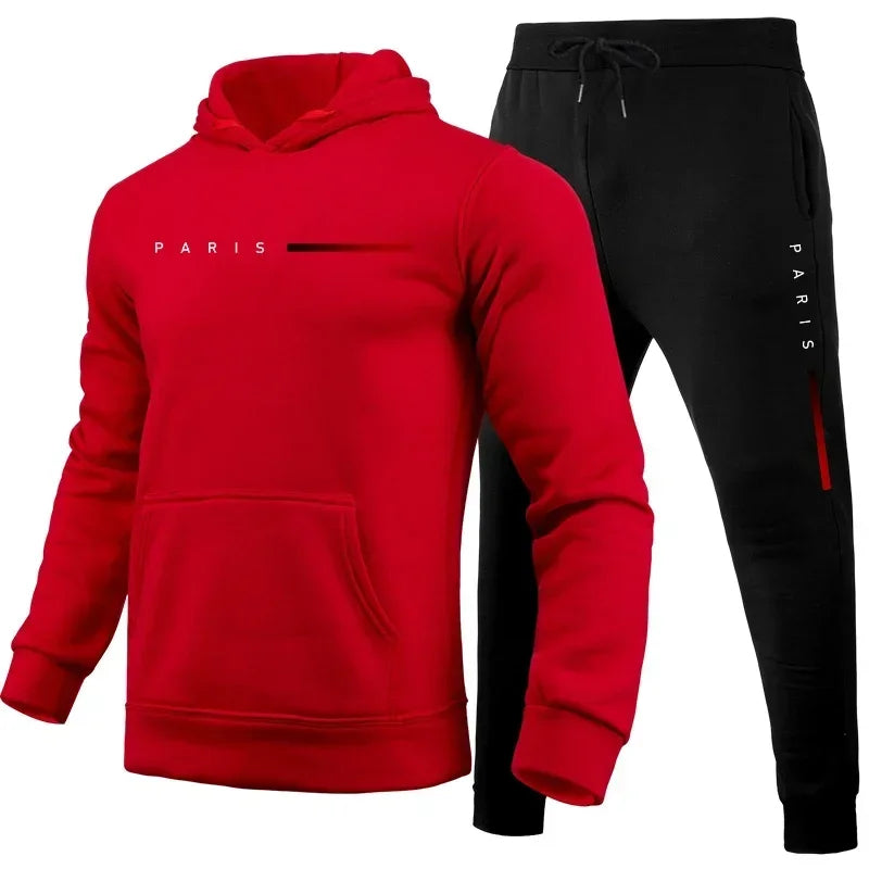 Chándal de hombre con capucha (sudadera + pantalón)