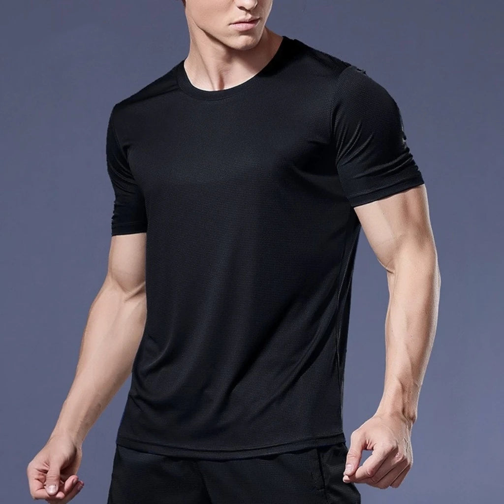 Camiseta técnica de manga corta para hombre
