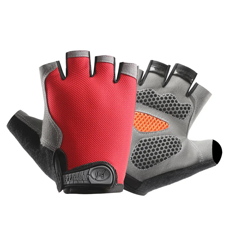 Guantes de gimnasio de medio dedo