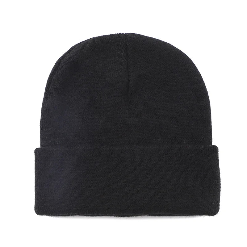 Gorro de lana con vuelta unisex