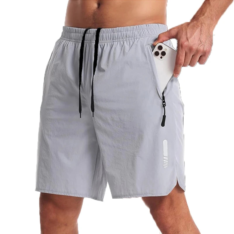 Pantalón corto deportivo elástico para hombre
