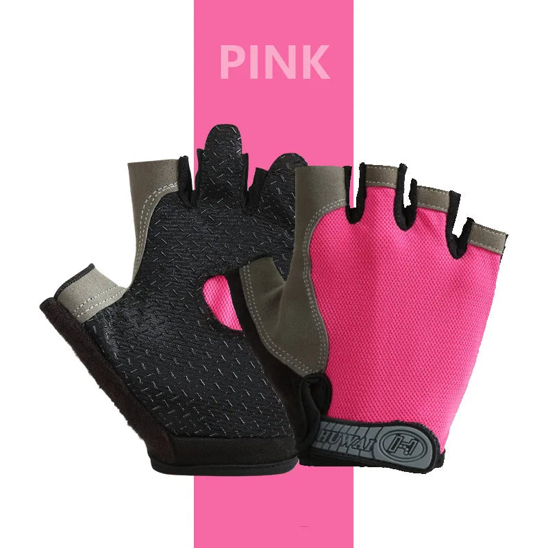 Guantes de gimnasio de medio dedo