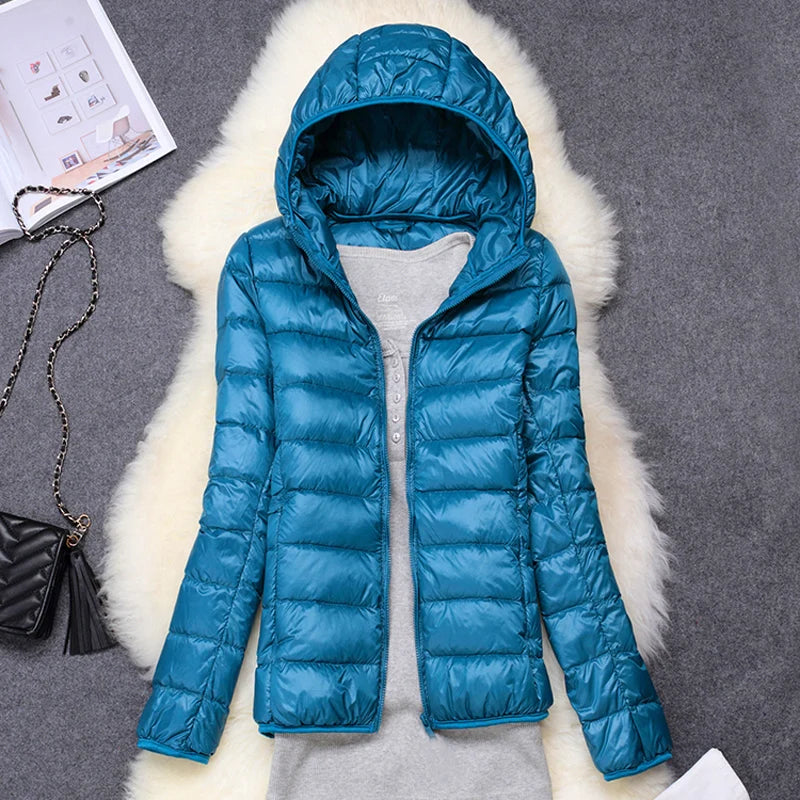 Chaqueta acolchada ultraligera para mujer (tallas grandes)