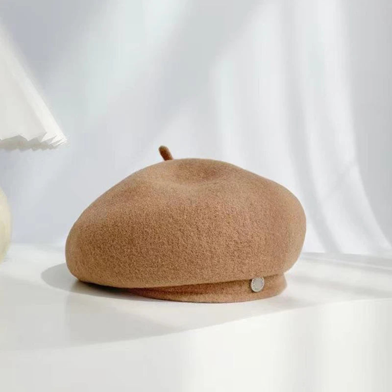 Boina de fieltro estilo francés