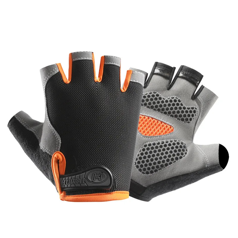 Guantes de gimnasio de medio dedo