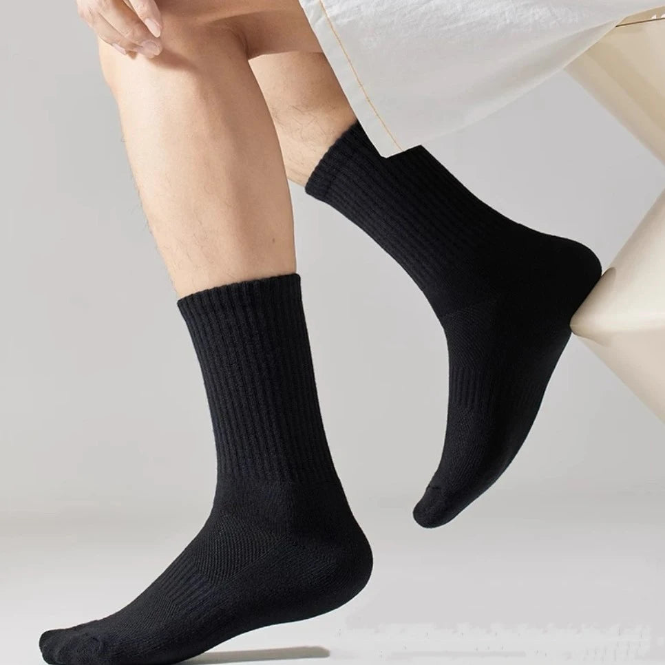 Pack de calcetines altos de algodón para hombre (10 o 20 pares)