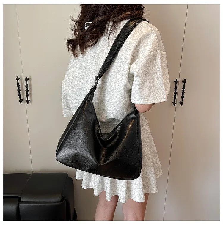 Bolso tote vintage de piel sintética