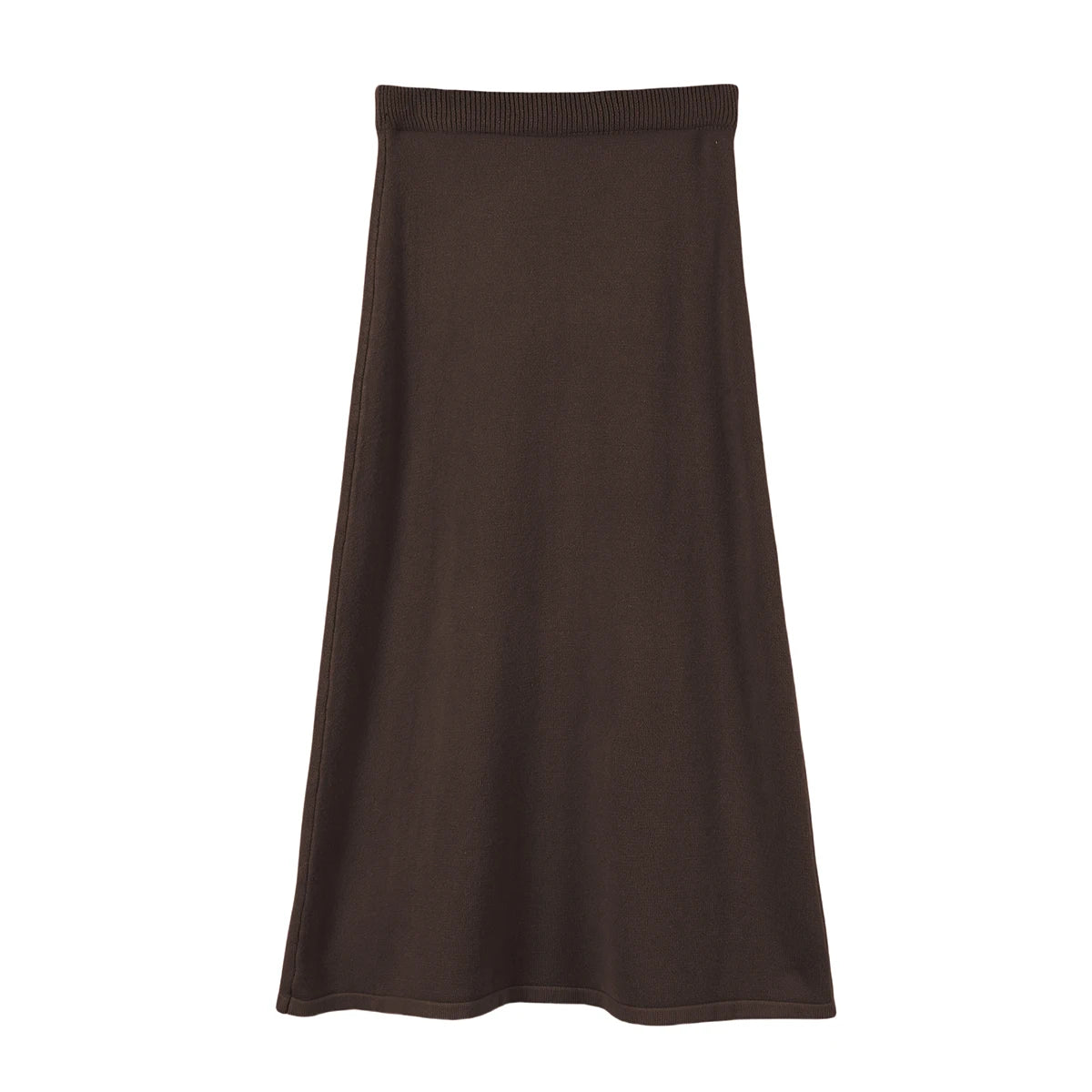 Prendas de punto grueso a juego: jersey, pantalón o vestido