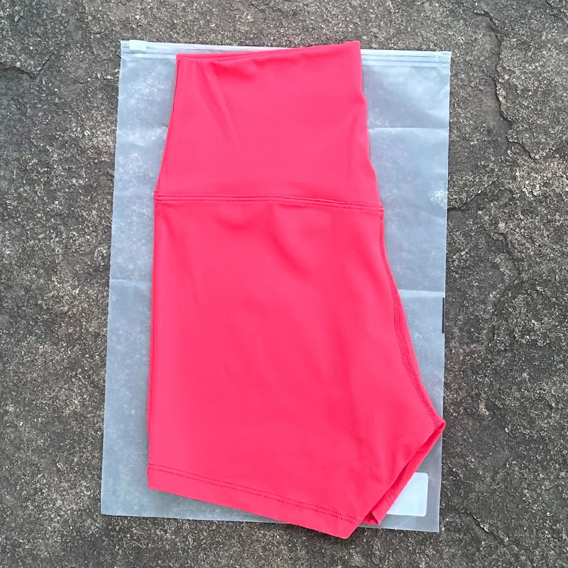 Shorts de yoga de cintura alta efecto realce
