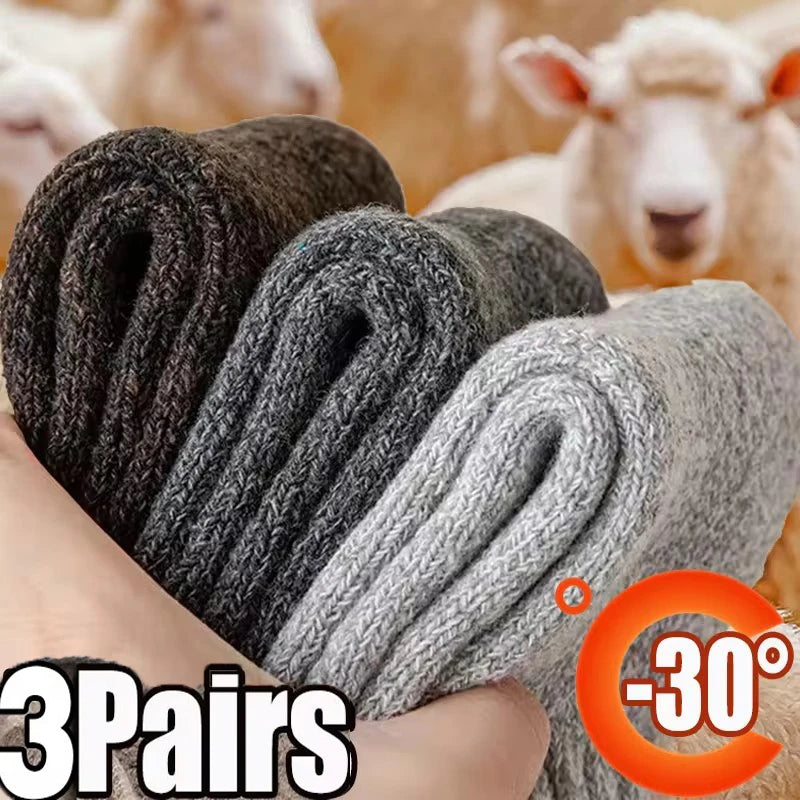 Pack de calcetines gruesos de invierno para hombre (3 o 5 pares)