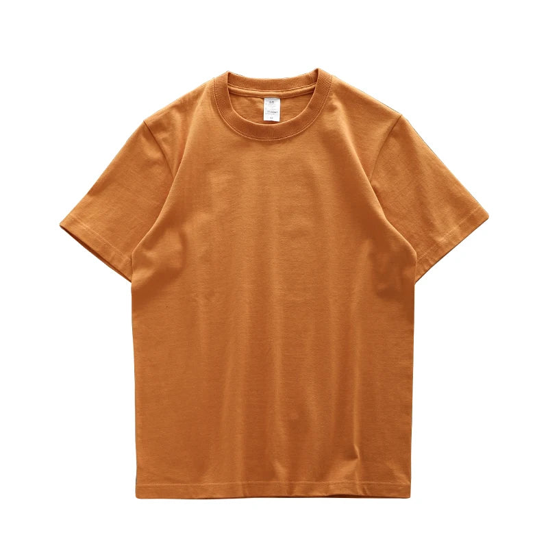 Camiseta oversize de algodón grueso para hombre