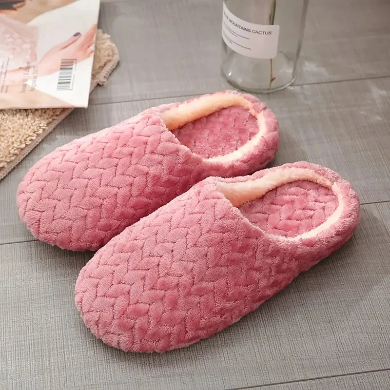 Zapatillas de casa mullidas antideslizantes unisex