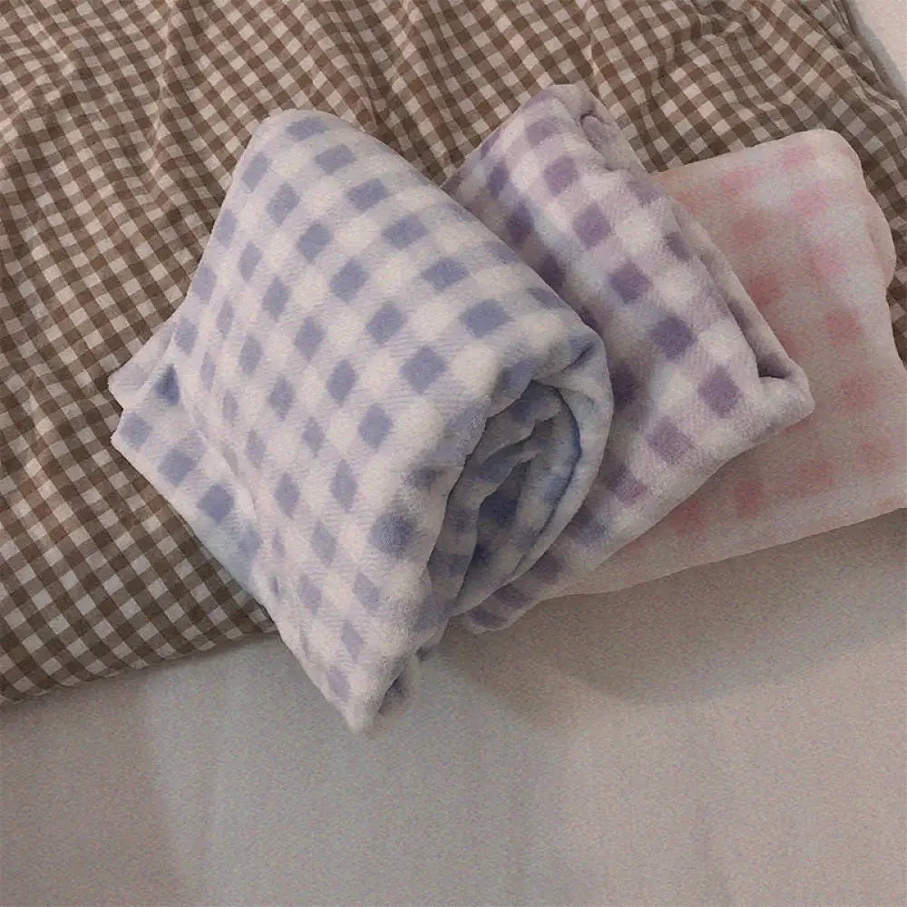 Pijama de forro polar a cuadros para mujer