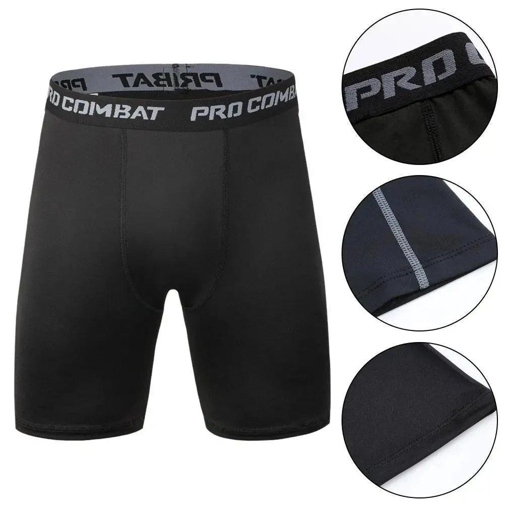 Mallas cortas de compresión para hombre