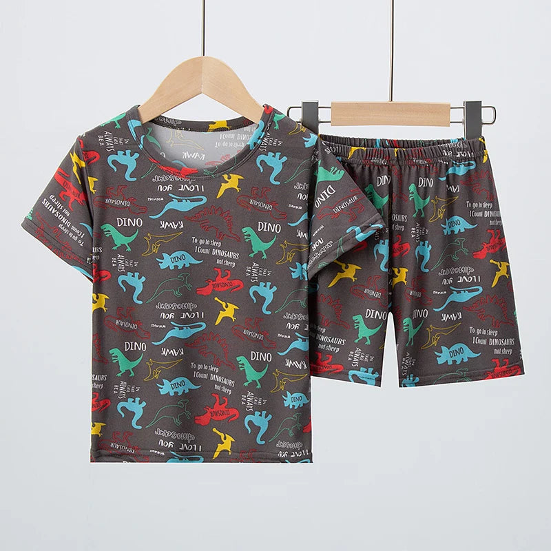 Conjunto infantil de verano camiseta y short (2 piezas)