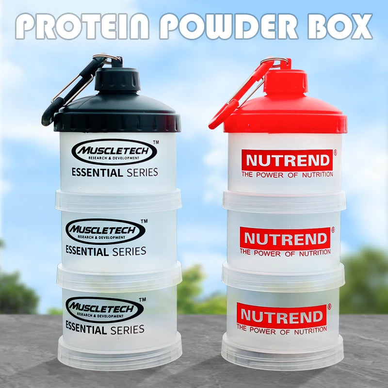 Dosificador de proteína de 3 compartimentos