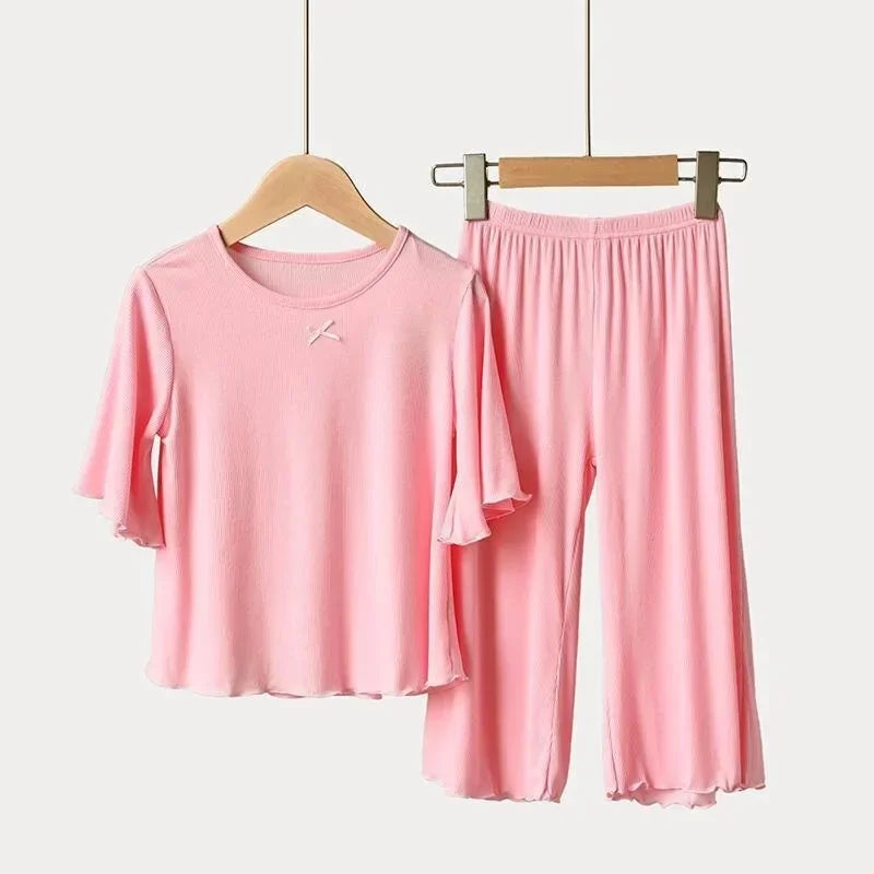Conjunto de verano para niña camiseta y short