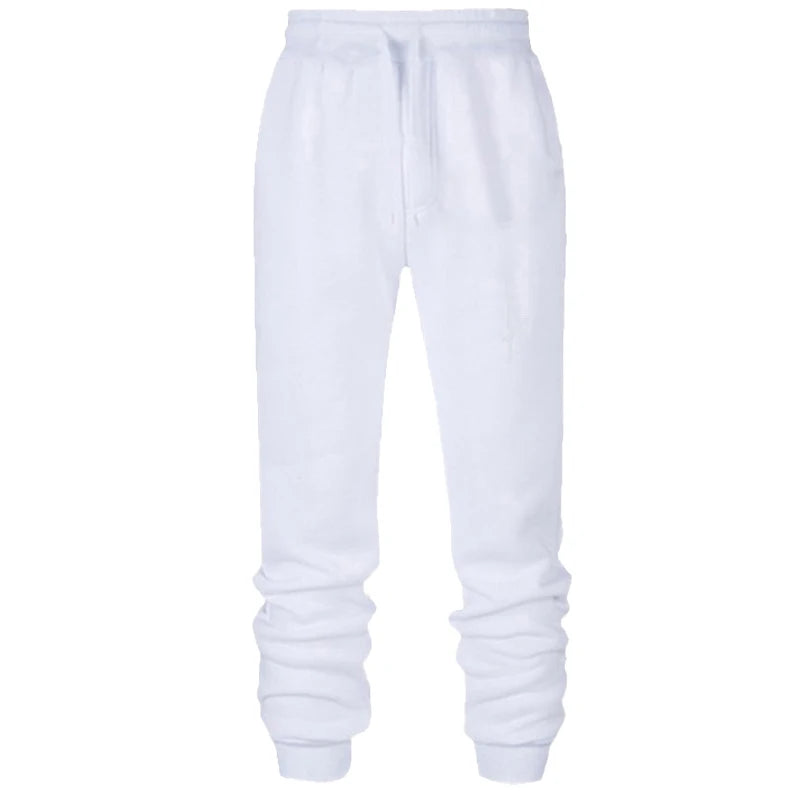 Pantalón jogger deportivo con puños para hombre