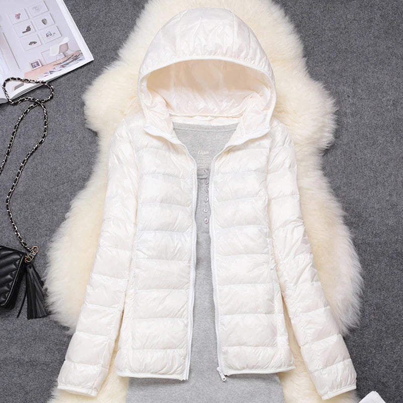 Chaqueta acolchada ultraligera para mujer (tallas grandes)