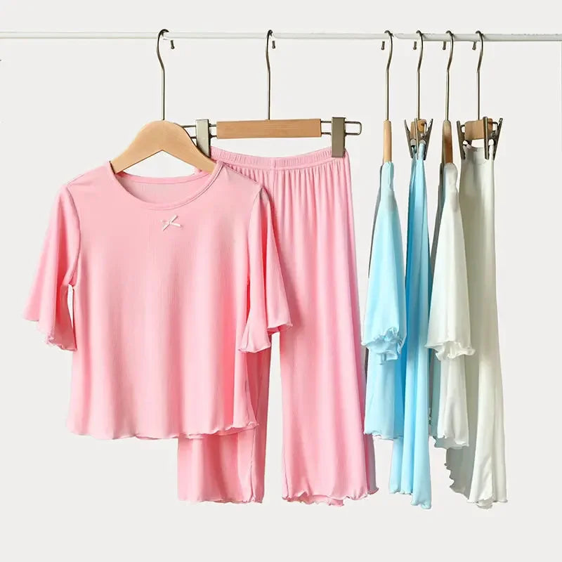 Conjunto de verano para niña camiseta y short