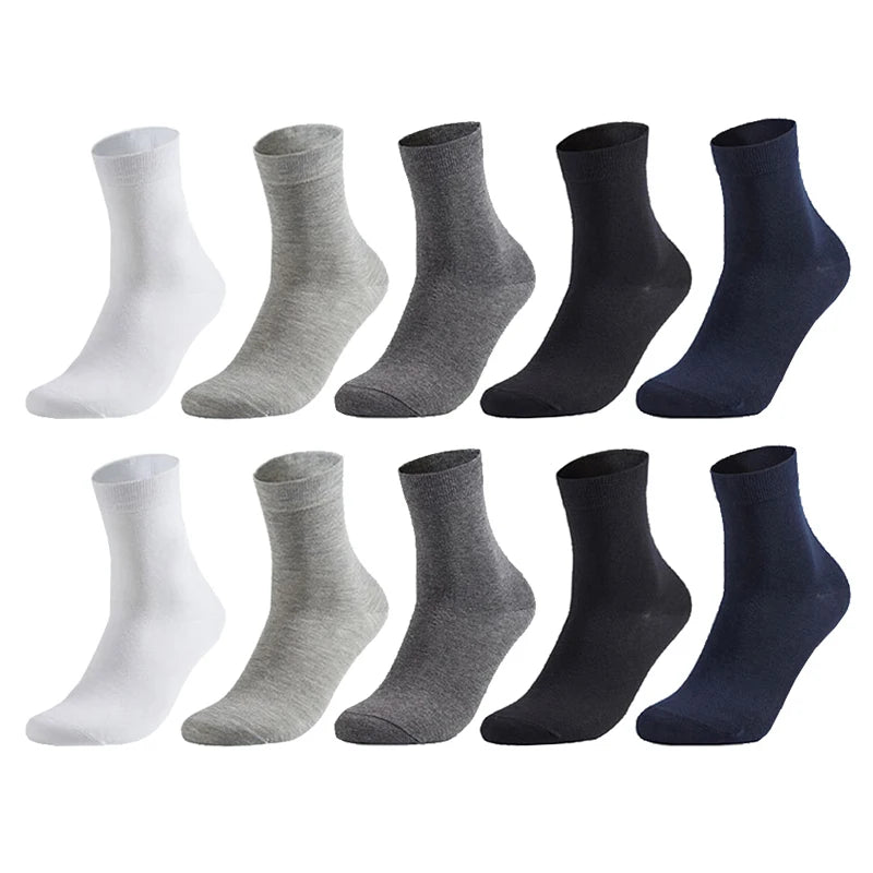 Pack de 10 pares de calcetines de algodón para hombre