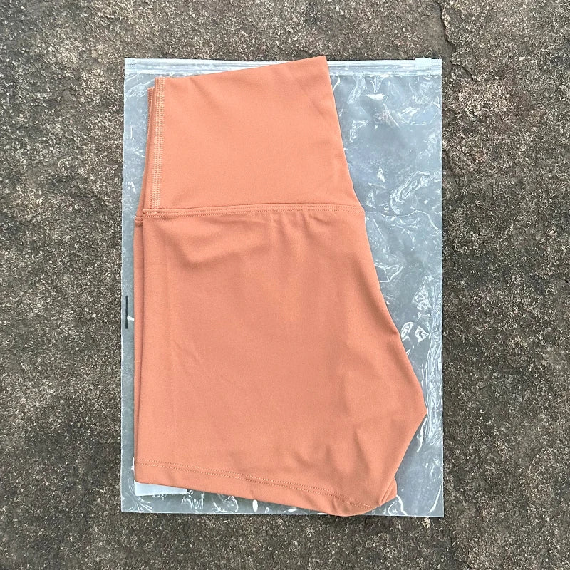 Shorts de yoga de cintura alta efecto realce