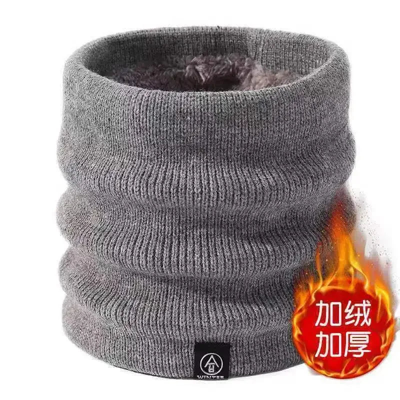 Braga de cuello de punto con forro polar