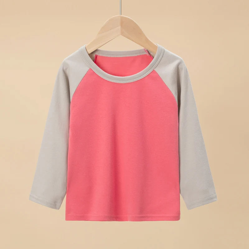 Camisetas infantiles de manga larga (1 o 4 uds)