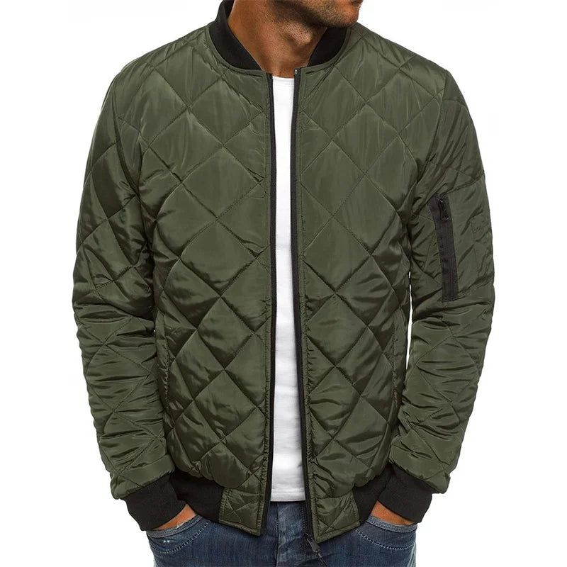 Chaqueta ligera estilo bomber vintage para hombre