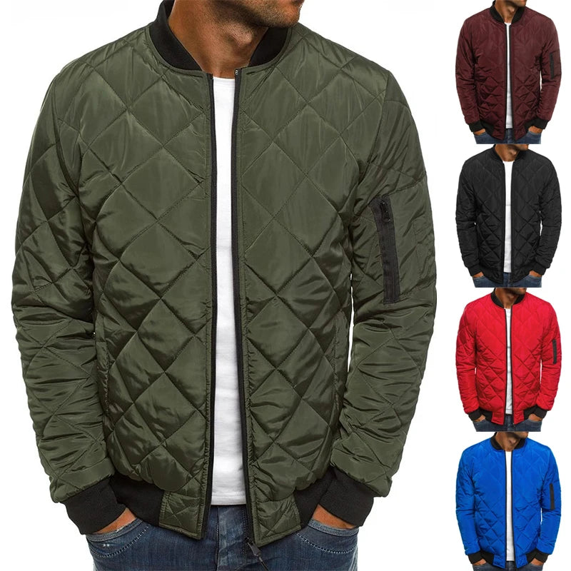 Chaqueta ligera estilo bomber vintage para hombre