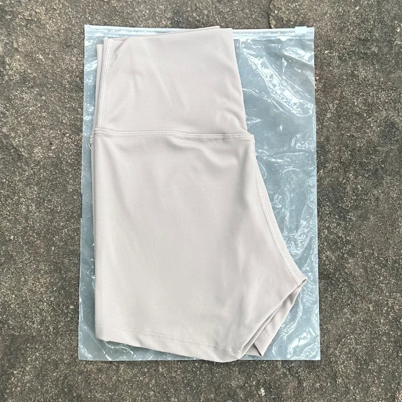 Shorts de yoga de cintura alta efecto realce