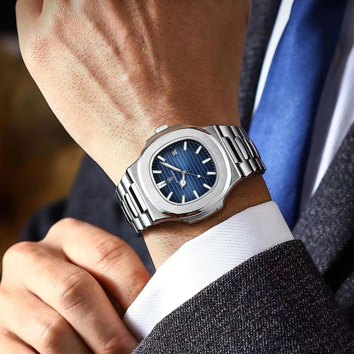 Reloj cuadrado POEDAGAR de cuarzo