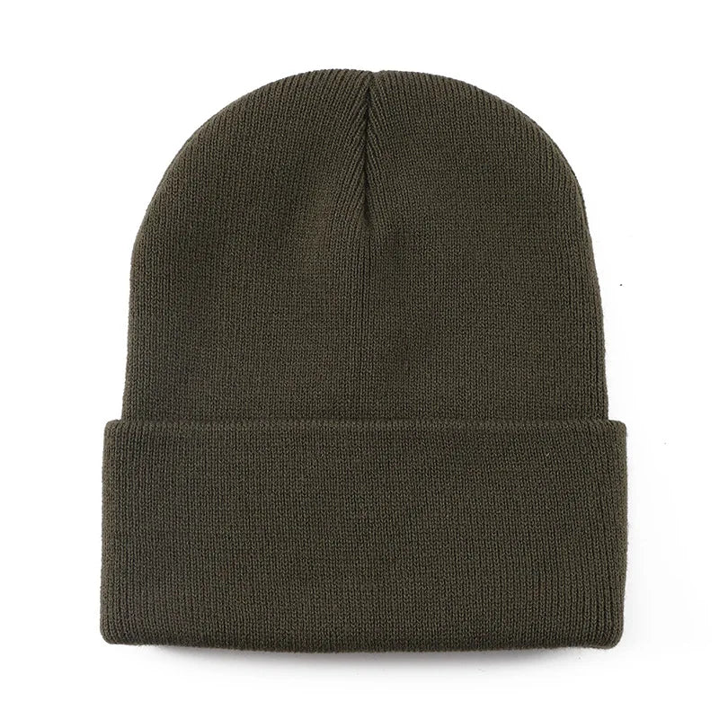 Gorro de lana con vuelta unisex