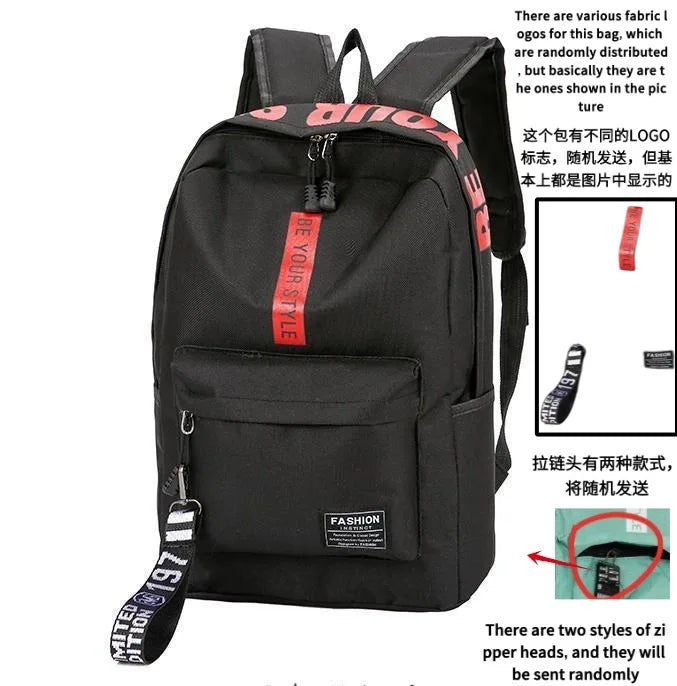 Mochila juvenil de colores para clase y diario