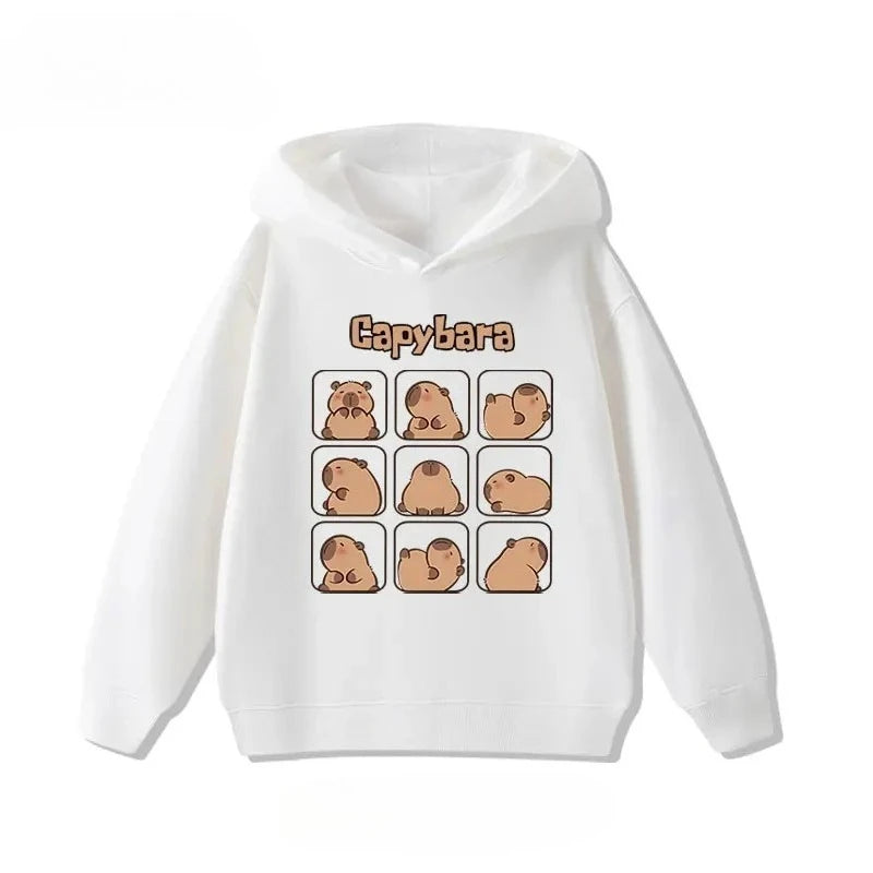 Sudadera infantil con capucha de capibara