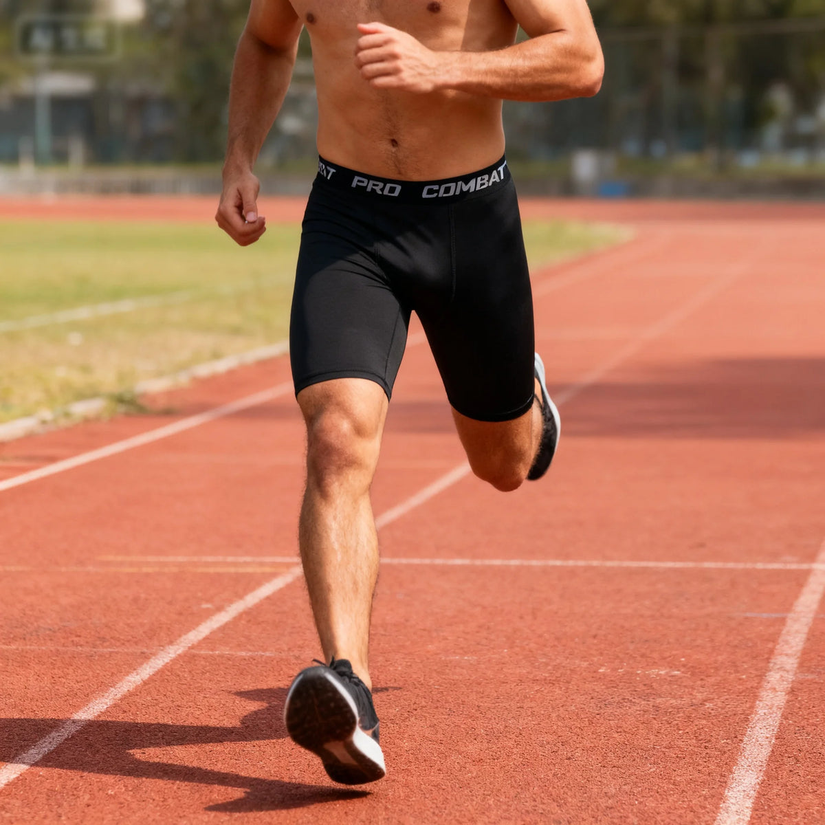 Mallas cortas de compresión para hombre
