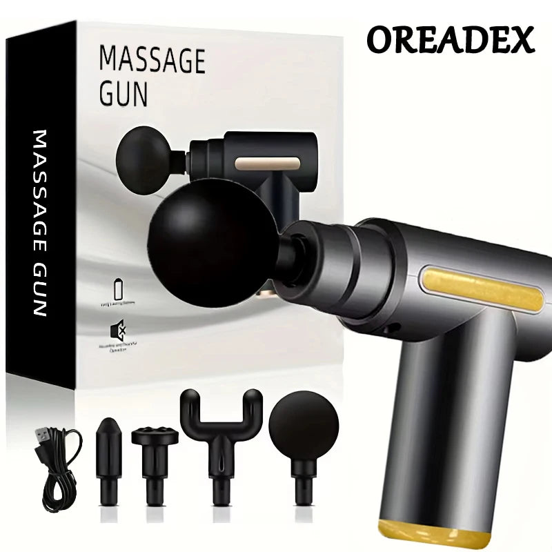 Pistola de masaje muscular portátil