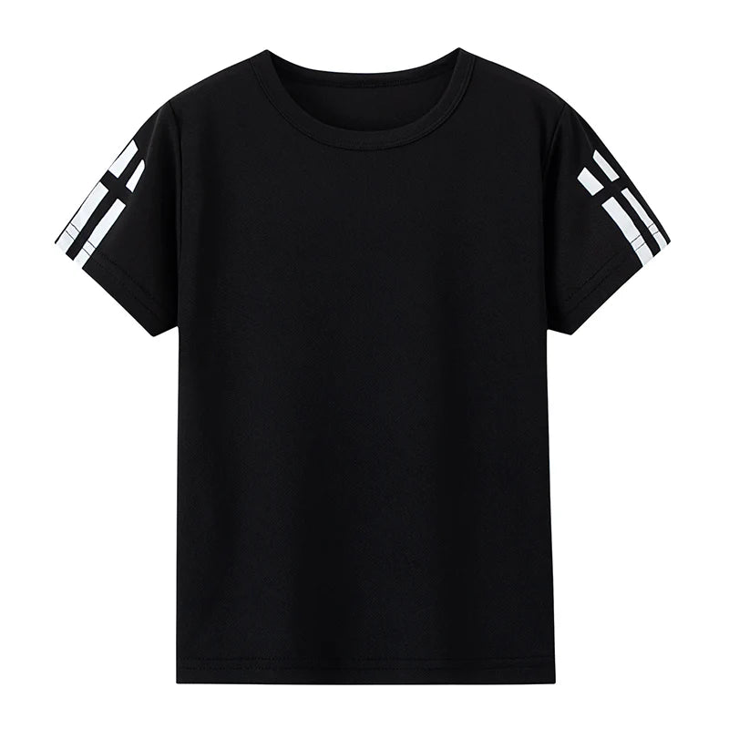 Camisetas deportivas infantiles de secado rápido (1 o 4 uds)