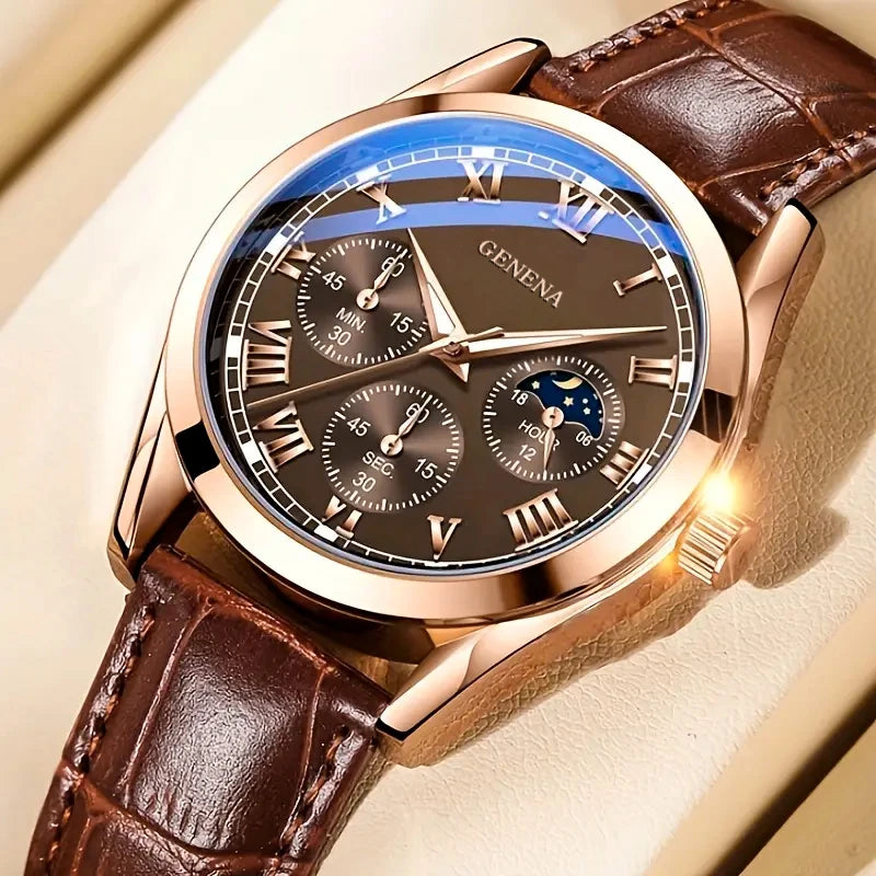 Reloj de cuarzo clásico para hombre