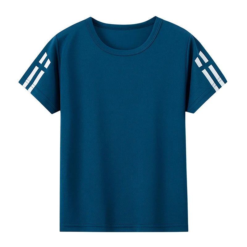 Camisetas deportivas infantiles de secado rápido (1 o 4 uds)