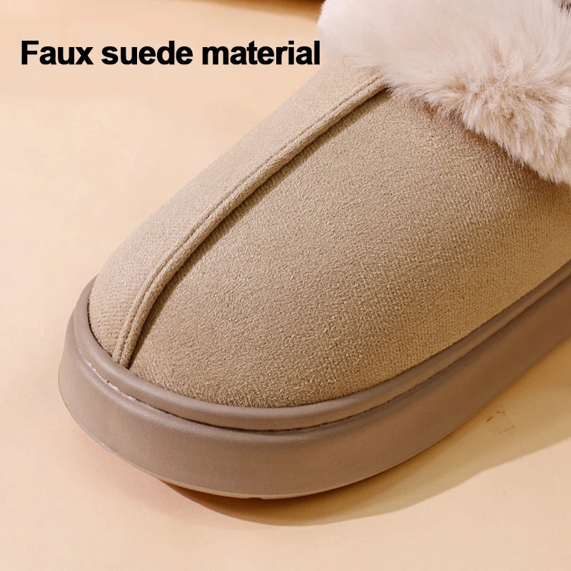 Botas de nieve con forro de pelo para mujer