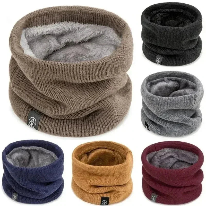 Braga de cuello de punto con forro polar