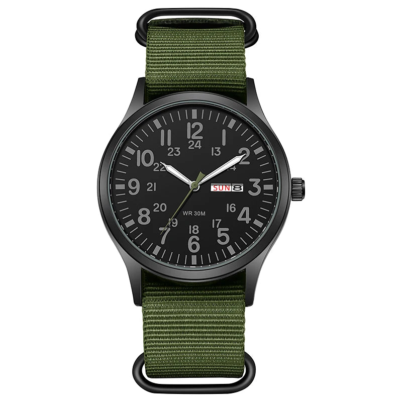 Reloj de campo TPW con correa de tela