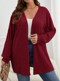 Cárdigan holgado de punto para mujer (1XL a 5XL)